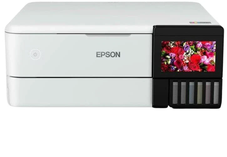 Epson EcoTank Photo ET-8500 Stampante Multifunzione a Getto d'Inchiostro a Colori - Bianco