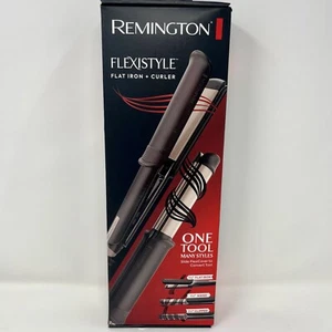 Remington FlexiStyle Flat Iron + Curler Multi-Styler 2 Tools in 1 - Picture 1 of 6