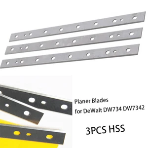 12.5-Inch Compatible Planer Blades For DeWalt Planer DW734,DW7342 - Set of 3 - Picture 1 of 6