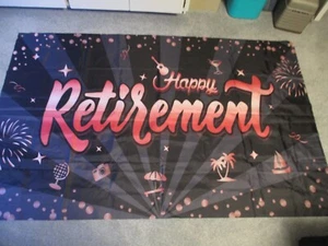 Happy Retirement Banner - Picture 1 of 3