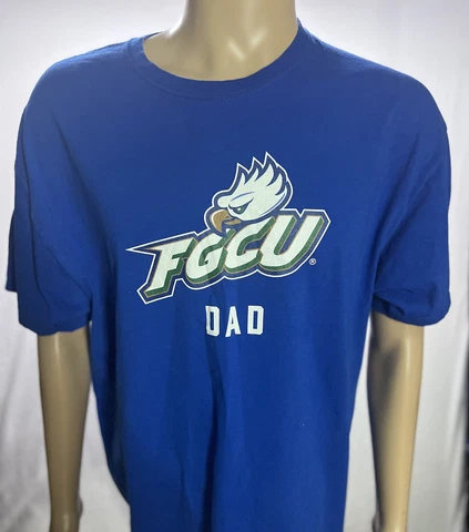 Florida Gulf Coast University FGCU DAD Mens Size XL T Shirt Blue Cover