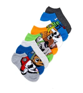 Boys Paw Patrol Socks Lot of 8 NWT Shoe Size 3-9 Large No-Show - Picture 1 of 1