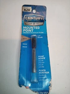 Century Drill and Tool 75215 Mounted Grinding Point Shape A24 1/4" Shank - Picture 1 of 5