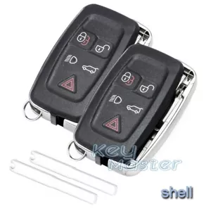 2x Keyless Remote Key Shell Case for Land Rover LR4 Range Rover Evoque K0BJTF10A - Foto 1 di 4