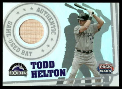 2005 Topps Pack Wars #PWR-THB Todd Helton BASEBALL Colorado Rockies - Image 1 of 2