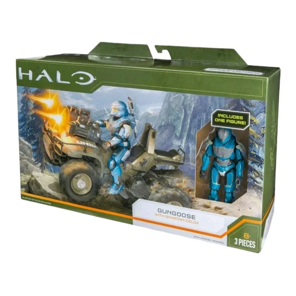 Jazwares 2021 Halo Infinite Series Wave 3 GUNGOOSE with Spartan CELOX - 3 Pieces