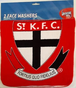 2 x St Kilda Saints Face Washers - Bild 1 von 1