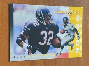 🏈 1997 Pinnacle X-Press Calcio "Autumn Warriors" Parallelo #88 Jamal ANDERSON - Foto 1 di 2