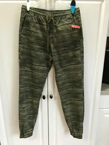 NEW Juniors Mossimo Cargo Pants Small/Petite Elastic Waist Elastic Ankle 30x30 - Picture 1 of 7