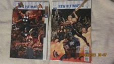 MARVEL COMICS LOT OF TWO THE NEW ULTIMATES CAPTAIN AMERICA ISSUES 1 AND 2