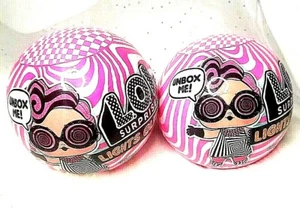 Lotto di 2 LOL Surprise Lights Glitter bambola Lets Be Friends luce nera bagliore nuova - Foto 1 di 7