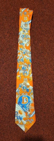 Denver Broncos Retro Logo Tie Clean Never Worn Football Ralph Marlin Vintage JP Cover