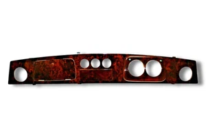 Dashboard for Austin Rover Mini , Burl Walnut Classic Dash , RHD 2+3 Chrome - Picture 1 of 16