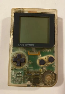 Nintendo Game Boy Pocket (Clear, MGB-001 & Tested/Working) Retro Gaming Console - Picture 1 of 12