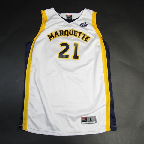 Marquette Golden Eagles Nike Team Game Jersey - Basketball Men's Used Cover