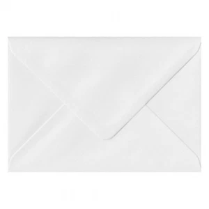 70x110mm White 90gsm Gummed Diamond Envelopes - Qty 100 - Picture 1 of 1