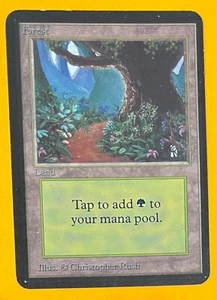 MTG FOREST (Path) Alpha (OldManMTG 008-291) - Picture 1 of 3