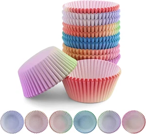 Standard Muffinförmchen Papier 300 Stück Mini Muffins Cupcake Becher - Bild 1 von 7