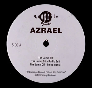 Azrael - The Jump Off 12" RARE NY INDIE RAP PROMO *LOOPHOLE* '99 EX+ hear - Imagen 1 de 2