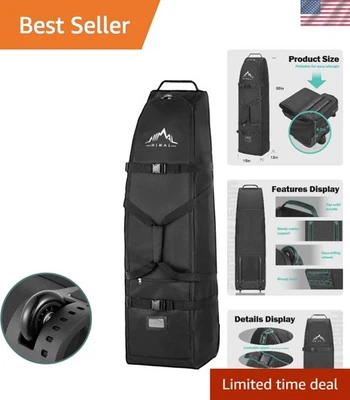 Soft-Sided Golf Travel Bag with Wheels - Heavy Duty 600D Polyester Oxford Wea... - Image 1 of 4