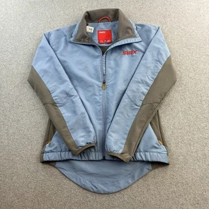 Swix Ski Jacket Womens Small Blue Long Sleeve Full Zip Casual Outdoor Ladies - Picture 1 of 11