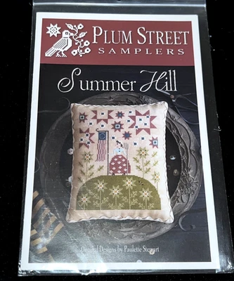 NEW Summer Hill Plum Street Samplers Pattern Chart c2020 Paulette Stewart - Image 1 of 3