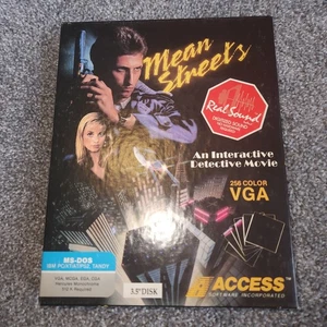 Mean Streets (PC MS DOS, 1989) 3.5” Disc Set - Picture 1 of 8