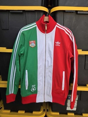 Vintage Adidas Mexico Flag Soccer Futbol Football World Cup Track Jacket Small - Image 1 of 4