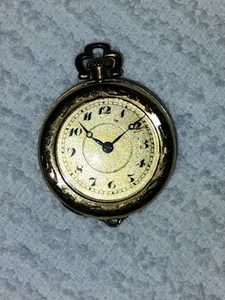 Vtg BULOVA Watch Co Mini Pocket Watch. 7 Jewels Rare Serial #1011840 Not Working - Picture 1 of 4