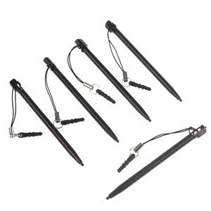 5Pcs Resistive Touch Screen Stylus Hard Tip Pen With Dust Plug Rope For POS _pu - Zdjęcie 1 z 12