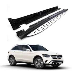 FOR MERCEDES BENZ GLC X253 & COUPE C253 2015-22 STYLE SIDE STEPS RUNNING BOARDS - Imagen 1 de 10