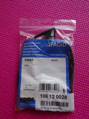 Pagid Rear Brake Pad Wear Sensor – Fits BMW MINI R50, R52, R3 2001-2007, P8061 - Image 1 of 2