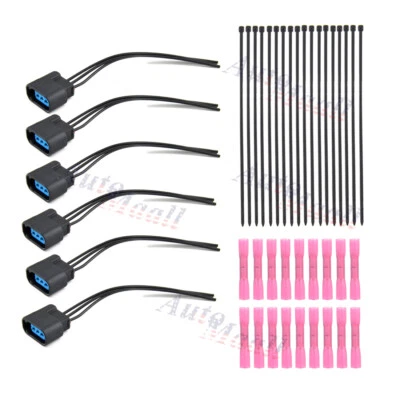 6pcs Ignition Coil Pack Connector Plug For Honda Accord Odyssey Pilot Ridgeline - Image 1 of 4