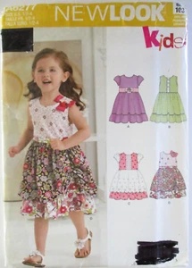 New Look  Sewing Pattern   #A6277,   Size  1/2 -1-2-3-4,    Toddlers' Dress - Picture 1 of 2