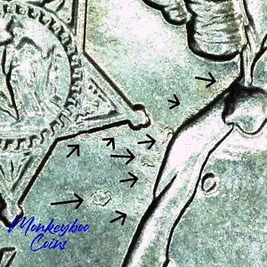 2024 P Dr. Mary Edwards Walker Quarter - Debris Strike Through - Rare Mint Error - Picture 1 of 4