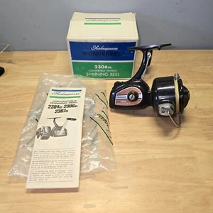 Shakespeare Wondereel 2306RL Convertible Fishing Spinning Reel w/ Box Made Japan - Picture 1 of 12