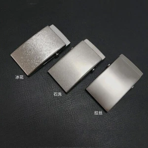 Hebilla de cinturón de titanio puro hebilla sin dientes hebilla de cinturón interior sin oxidación - Imagen 1 de 19