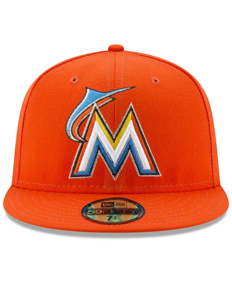 Era Miami Marlins Orange Road Authentic Collection On-field 59fifty