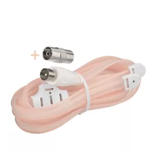 FM Dipole Antenna 75Ohm PAL Plug /Jack Connector for Stereo Sound Radio Receiver - Picture 1 of 9