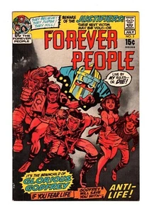THE FOREVER PEOPLE 3 (VF+ 8.5) DARKSEID APPEARANCE /JACK KIRBY'S 3rd WORLD * - Picture 1 of 2