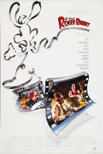 WER GERAHMT ROGER KANINCHEN? (1988) ORIGINAL FILMPOSTER - GEROLLT - Bild 1 von 1