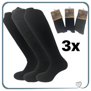 Set 3 Paia Calze PILE Uomo INVERNALI Lunghe Termiche Calzettoni da Neve Calzini  - Photo 1/2