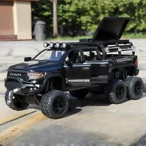 Modellino auto 1:32 Dodge Mammoth 1000 6x6 TRX RAM l pressofuso fuoristrada pickup SUV auto - Foto 1 di 4