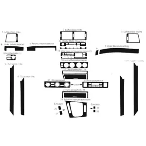 Wood Look Dash Trim Kit for 1998-2005 BMW 3 Series E46 Auto Interior Panel - Picture 1 of 14