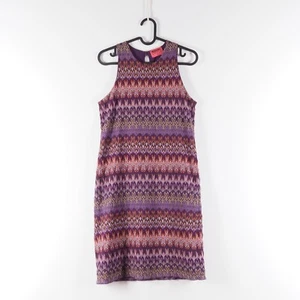 MISSONI Lindex Womens Multicolor Sleeveless Purple Dress size 38 - Picture 1 of 8