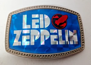 Vintage 1976 LED ZEPPELIN Rock Band Page Plant Music Universal Metal Belt Buckle - Picture 1 of 9