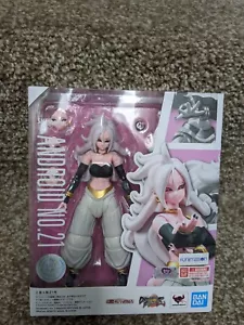 NEW Tamashii Nations SH S.H.Figuarts Dragon Ball Fighter Z Android No. 21 Majin - Picture 1 of 5
