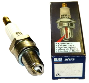 1x bujía BERU ULTRA 14-8DUO bujías VW Golf Caddy Jetta Scirocco Audi 80 - Imagen 1 de 1