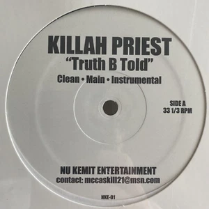 KILLAH PRIEST - TRUTH B TOLD / THE OFFERING (12") 2006!! RARE!! WU-TANG CLAN - Picture 1 of 2