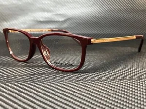 MICHAEL KORS MK4060U 3344 Cordovan Rectangle 54 mm Women's Eyeglasses - Picture 1 of 4